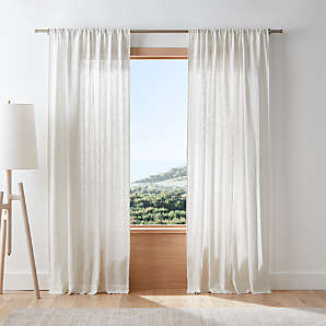 sheer window drapes