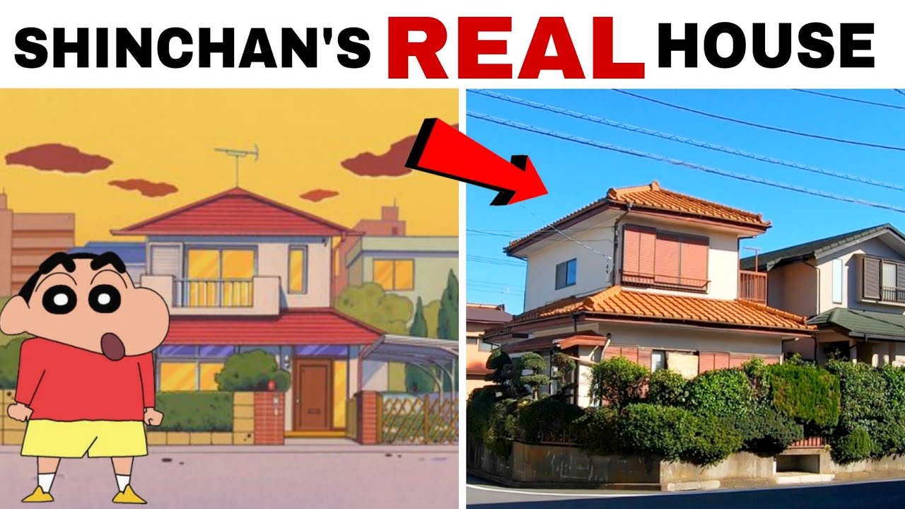 shin chan house images