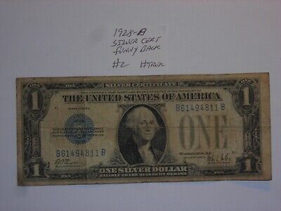 silver certificate 1928 b value