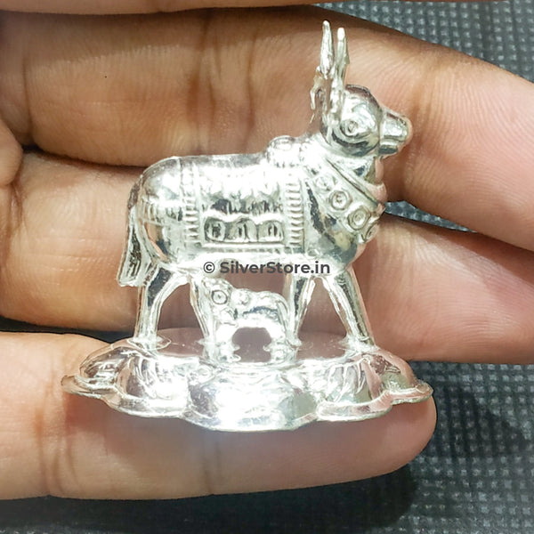 silver cow and calf idol price