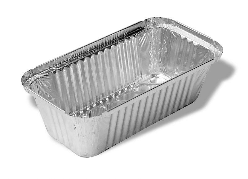 silver foil container