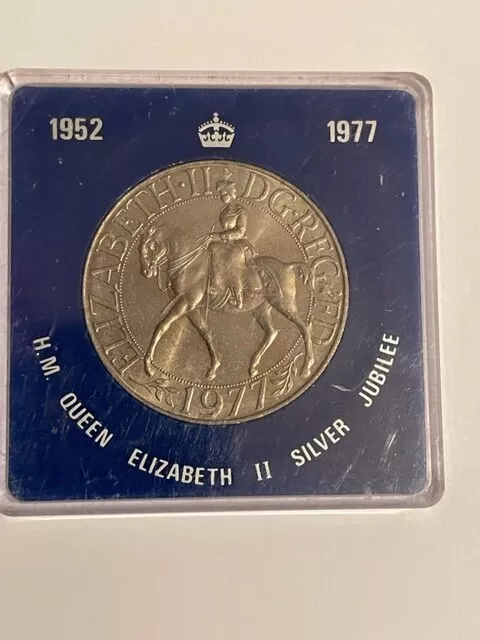 silver jubilee coin in case