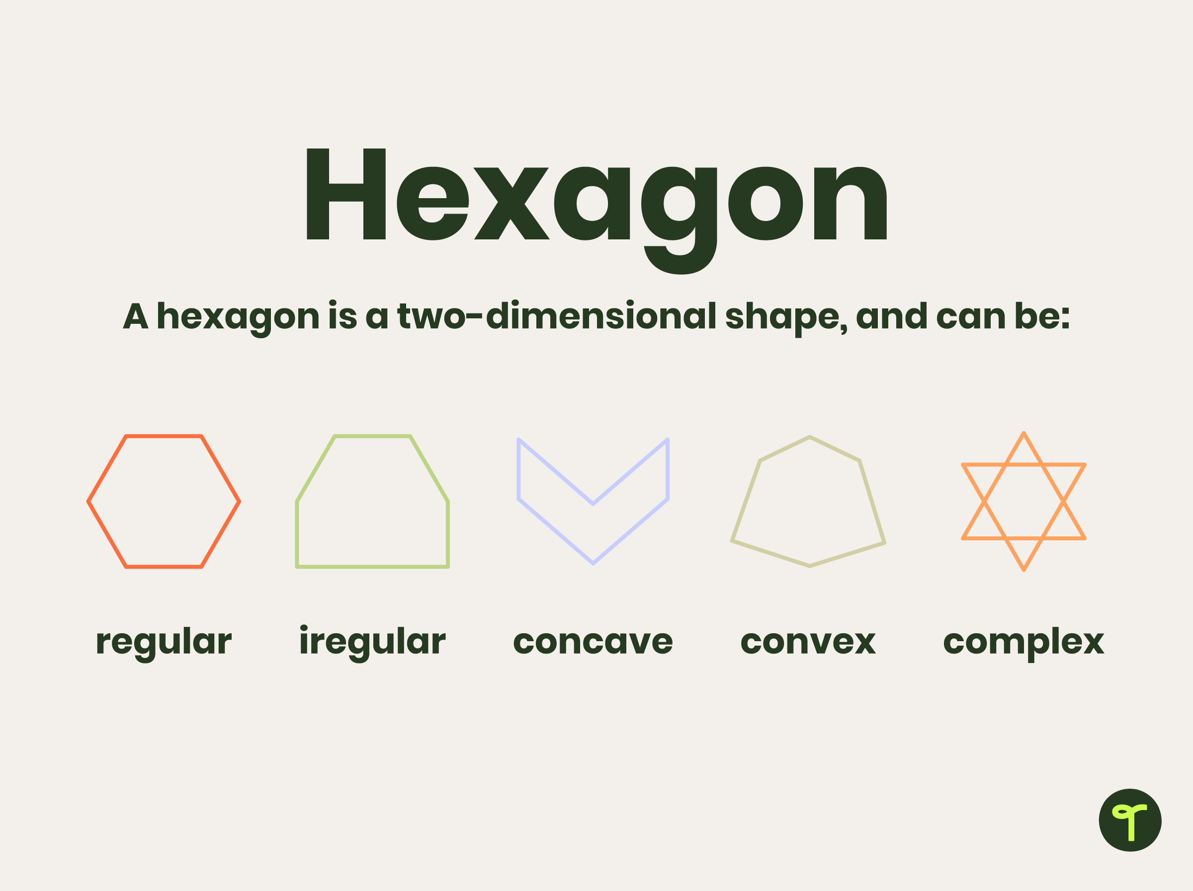 six sided polygon is called