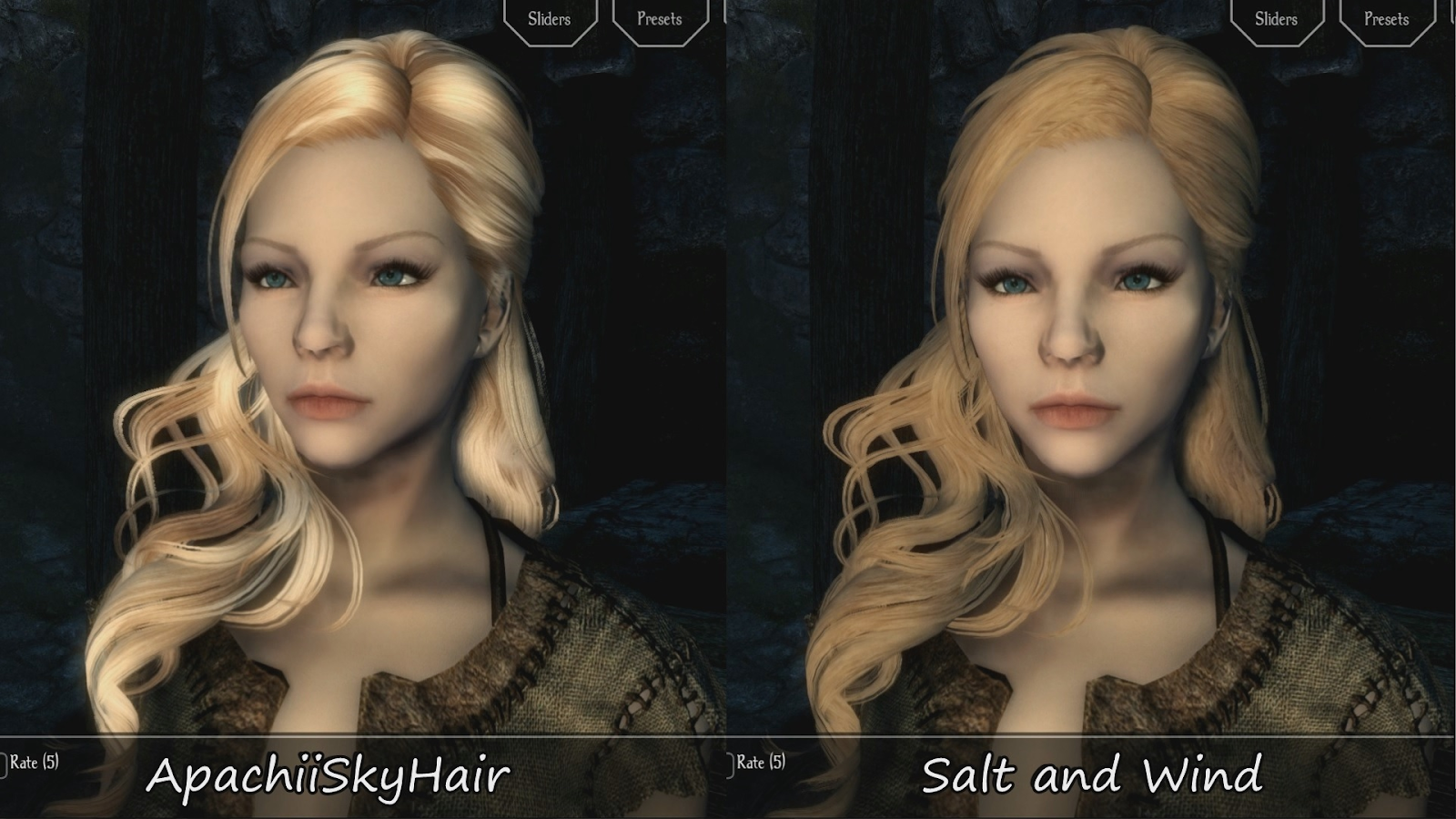 skyrim se hair mods