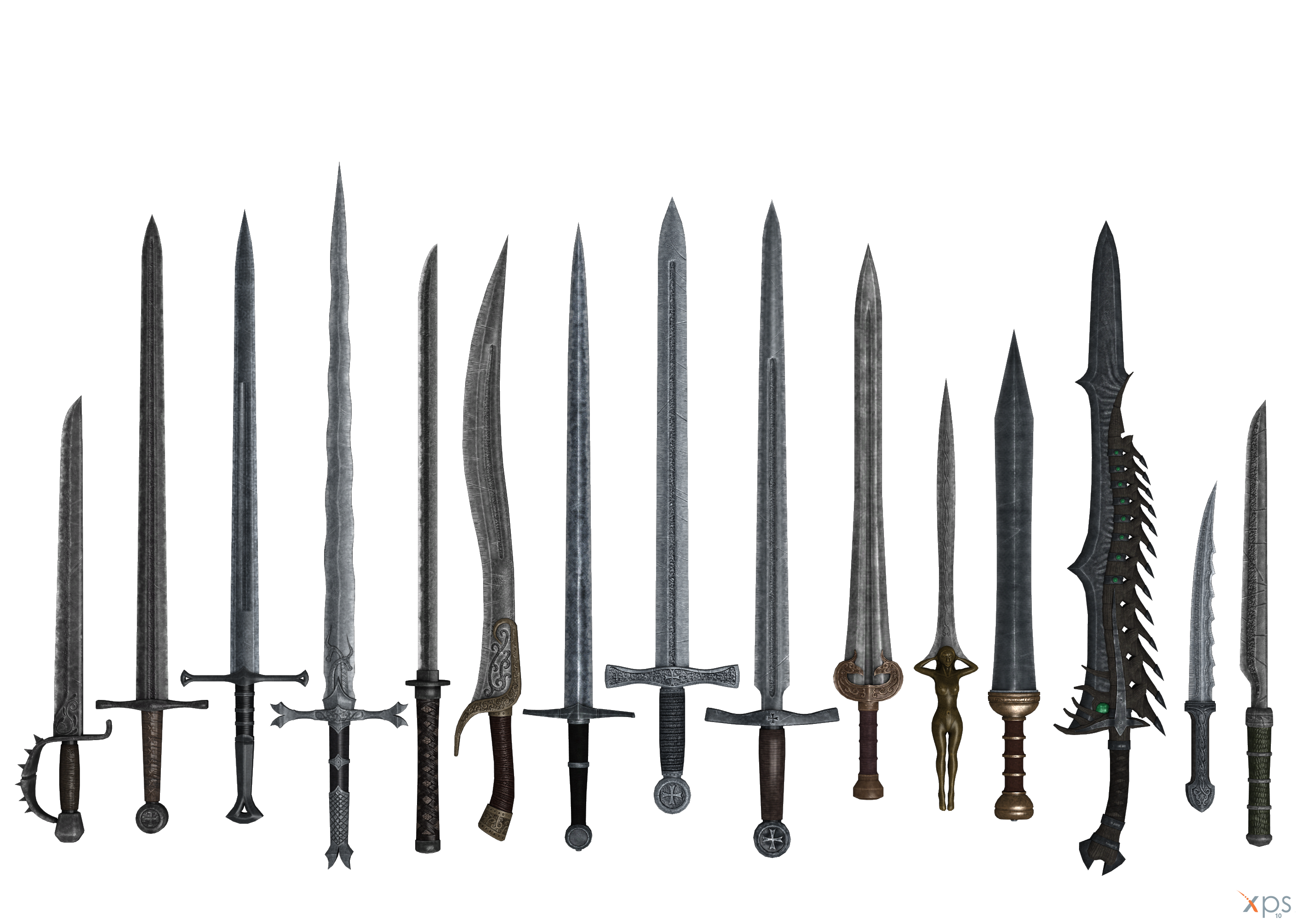 skyrim swords