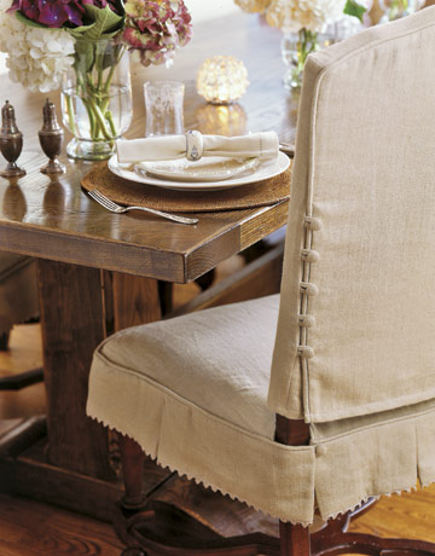 slipcover dining chair covers