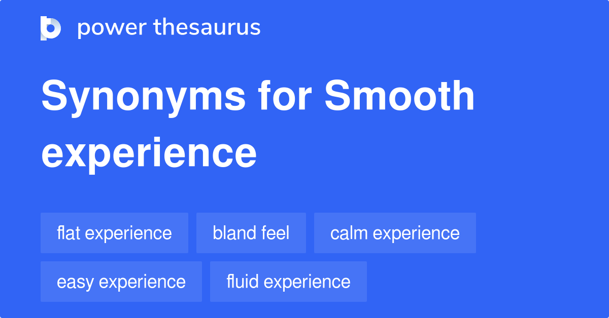 smooth thesaurus