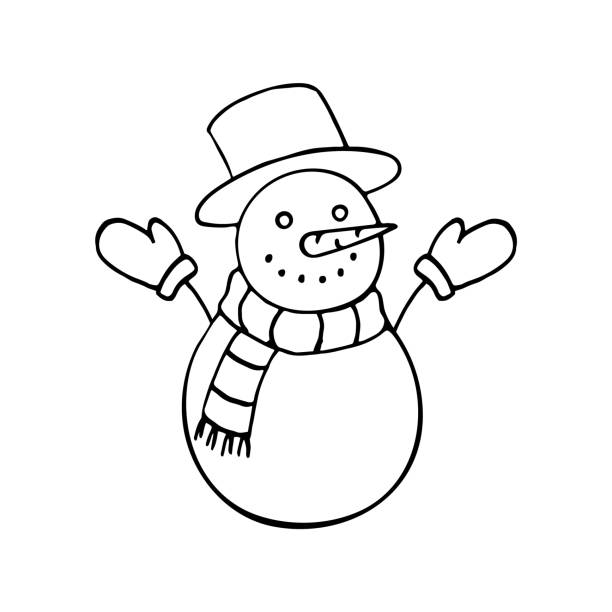 snowman outline