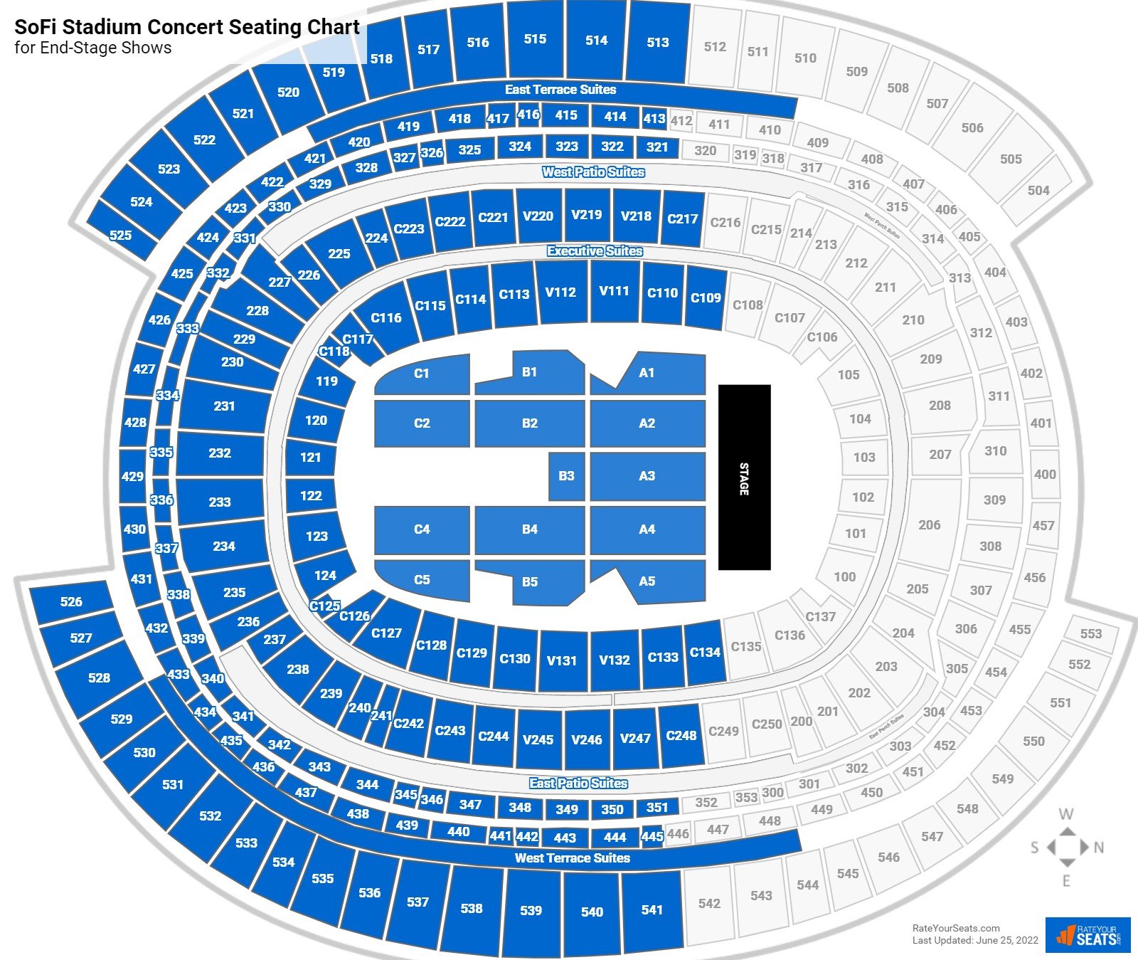 sofi seating chart