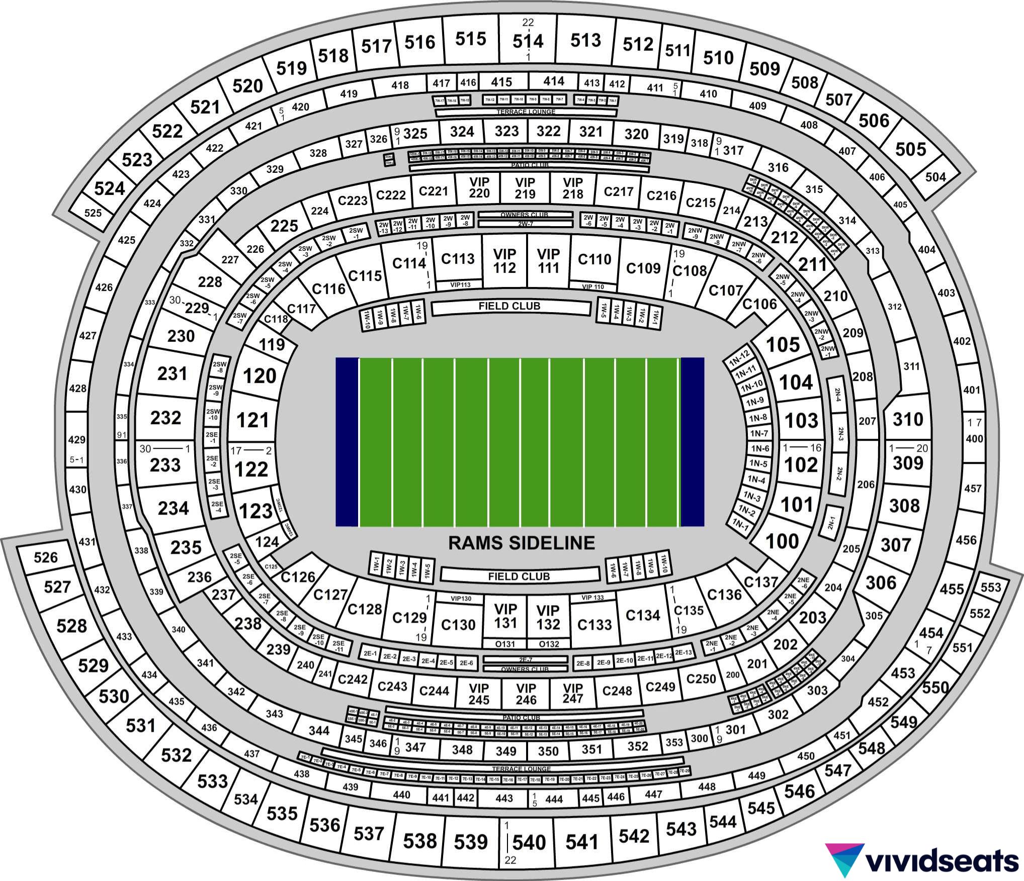 sofi stadium capacity taylor swift