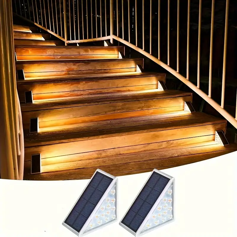 solar deck step lights