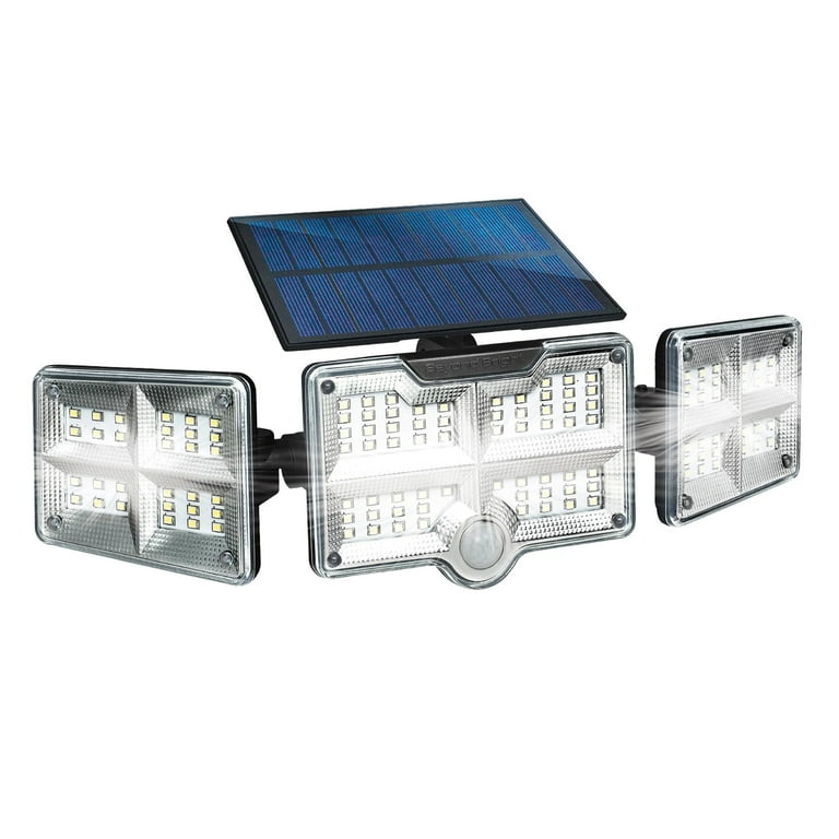 solar powered motion detector flood lights