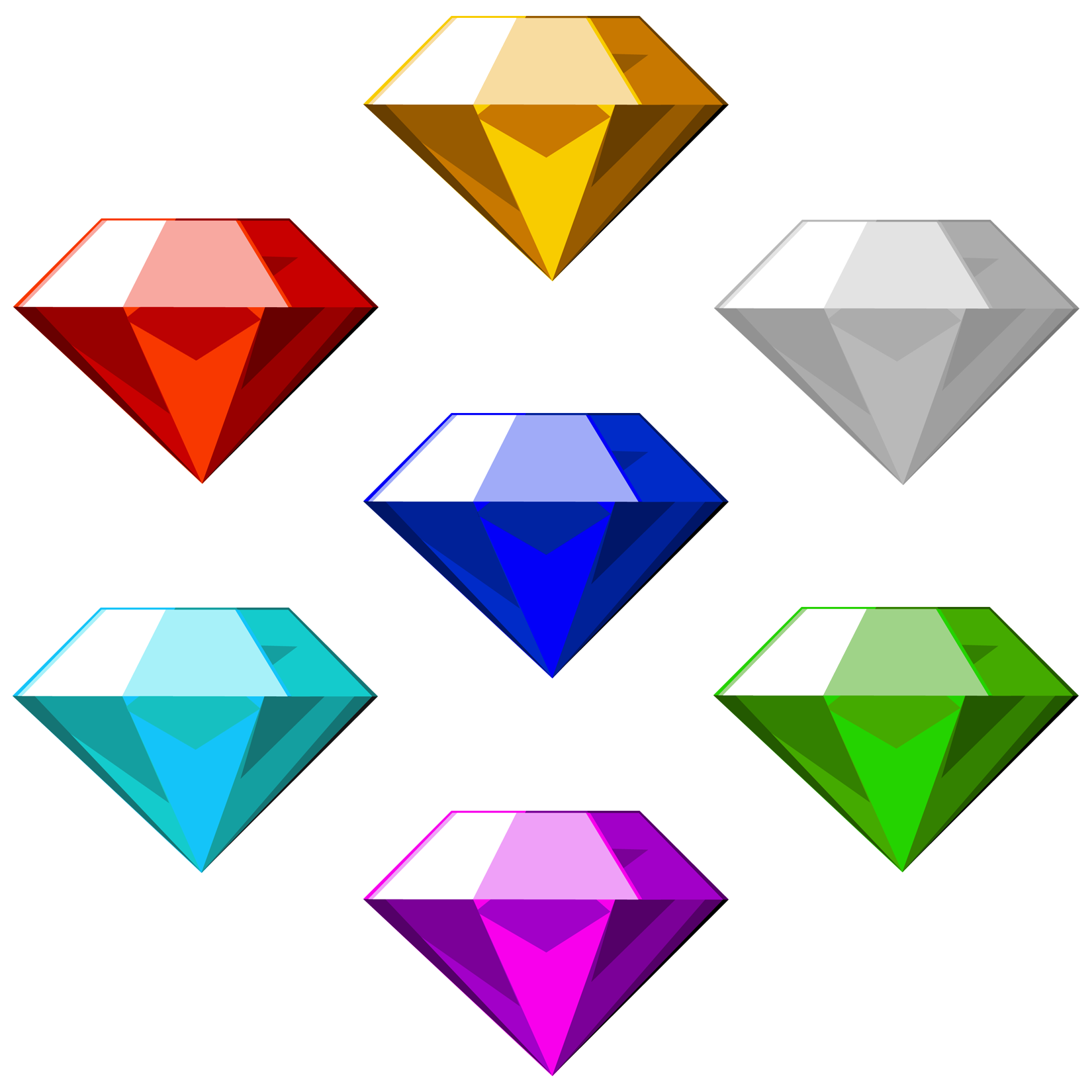 sonic 1 7 chaos emeralds