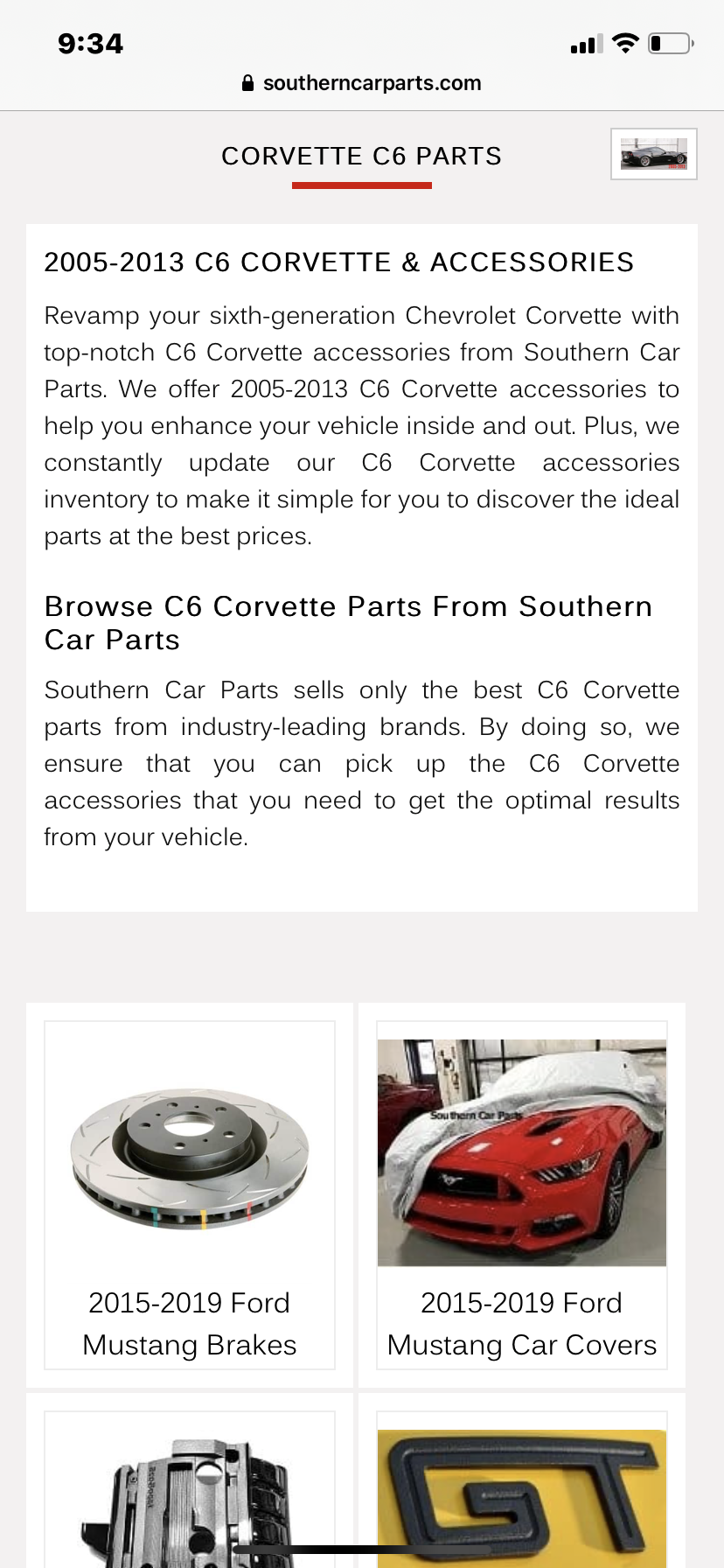 southern car parts reviews
