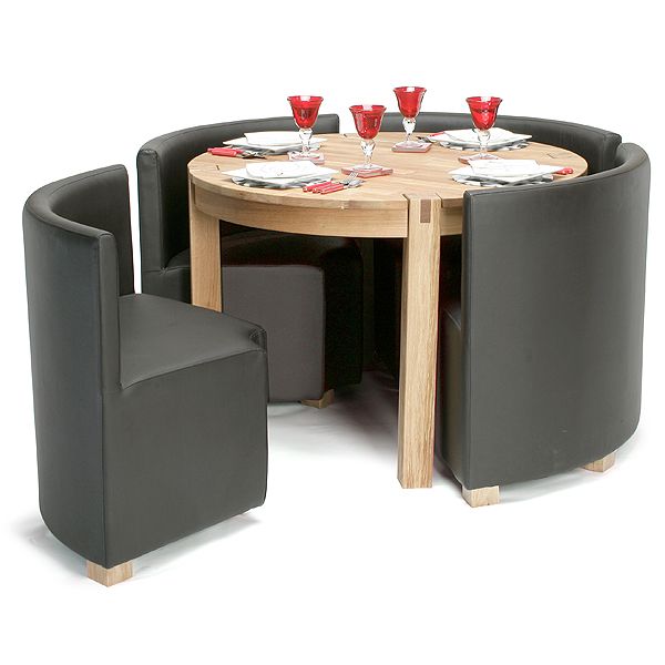 spacesaver dining table and chairs