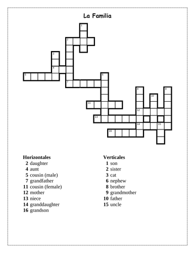 spanish aunt crossword clue
