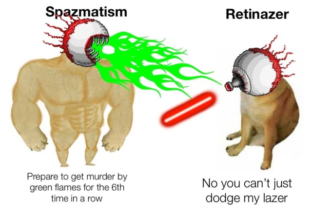 spazmatism and retinazer