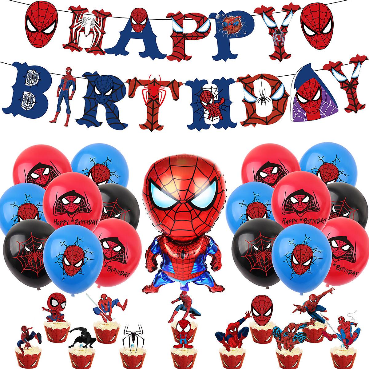 spiderman party supplies