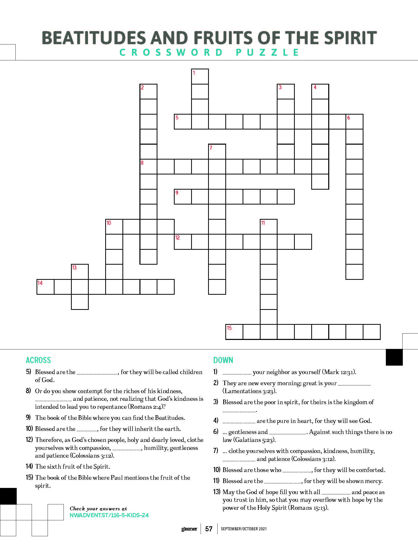 spirited crossword