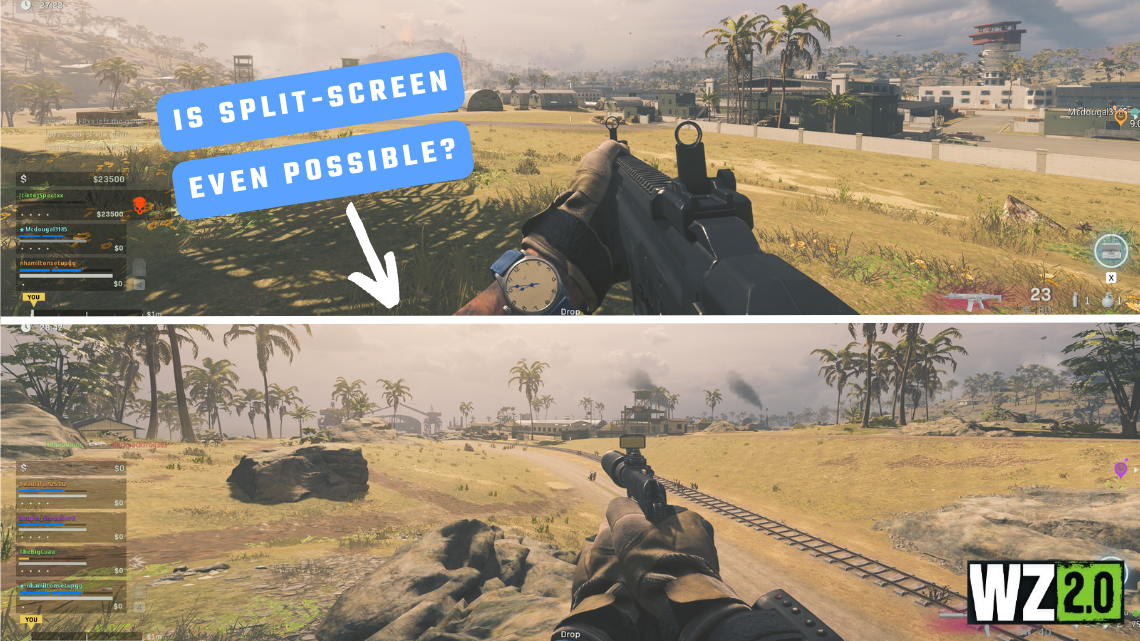 splitscreen mw2