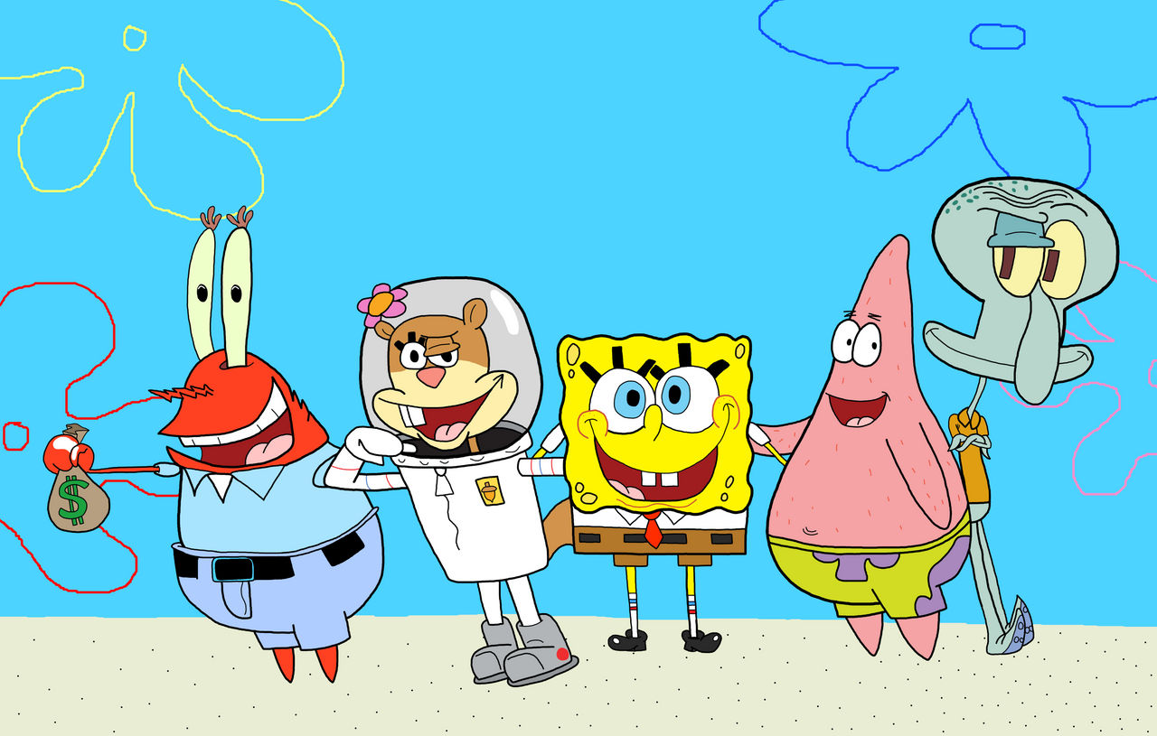 spongebob friends