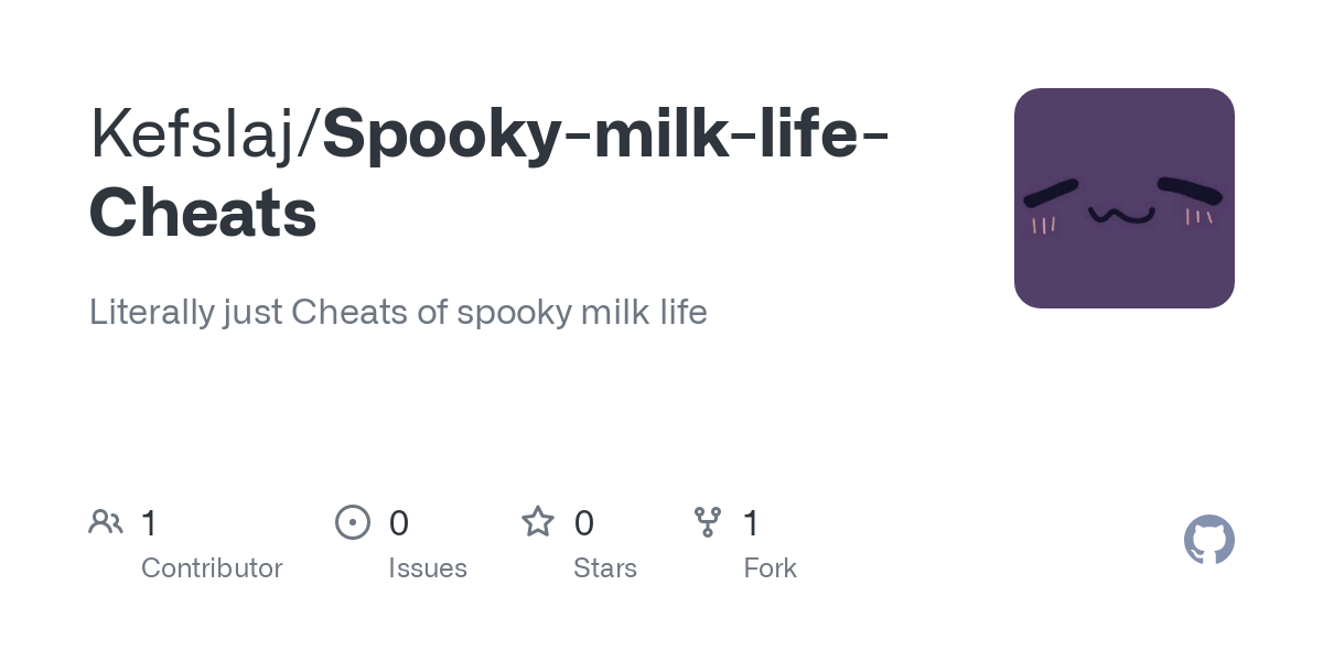 spooky milk life cheat codes