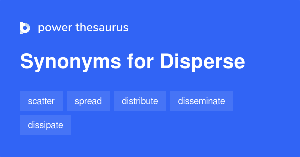 spread out thesaurus