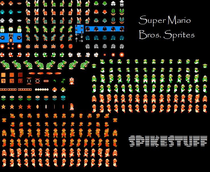 sprite mario bros