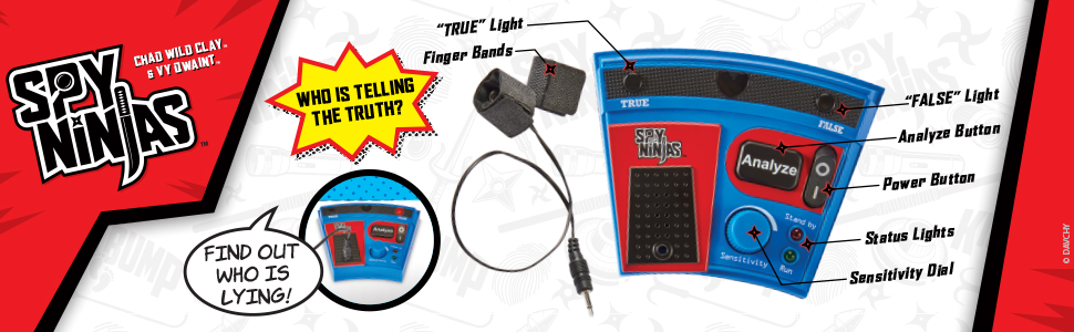 spy ninjas lie detector