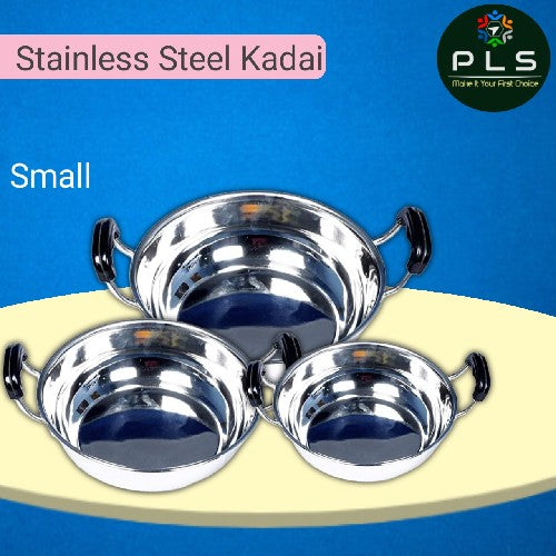 stainless steel kadai price