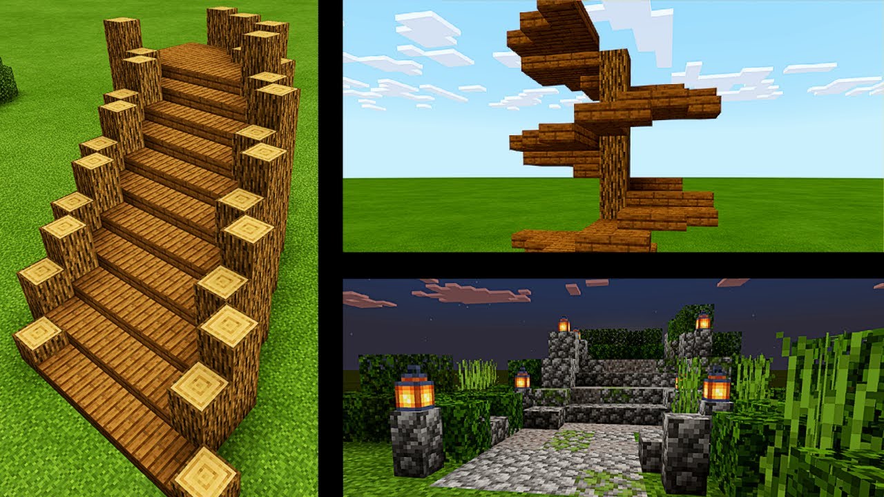 stairs ideas minecraft