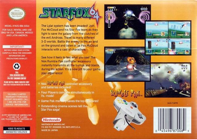 star fox n64 cheats