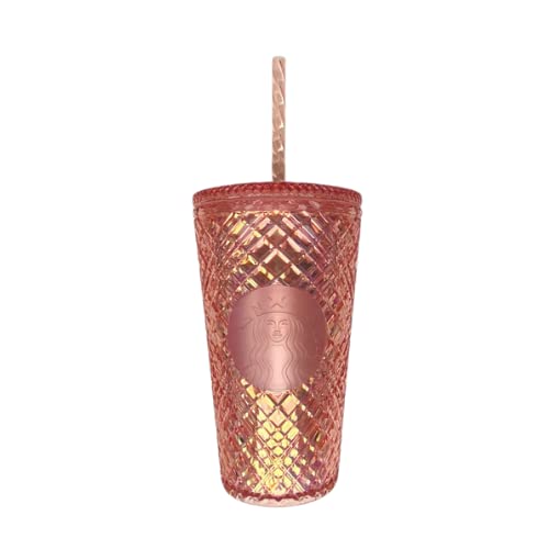 starbucks cold cup rose gold