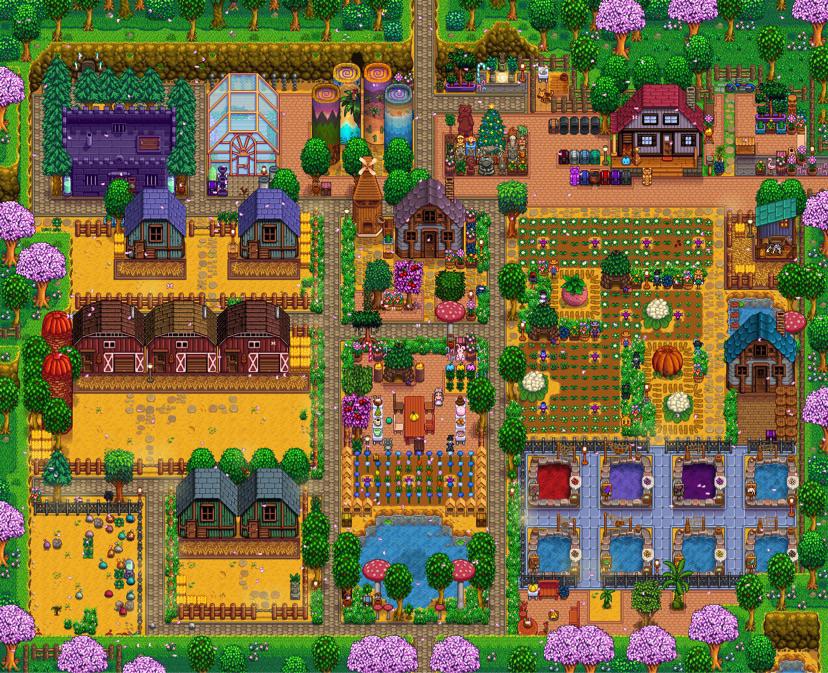 stardew farm layout