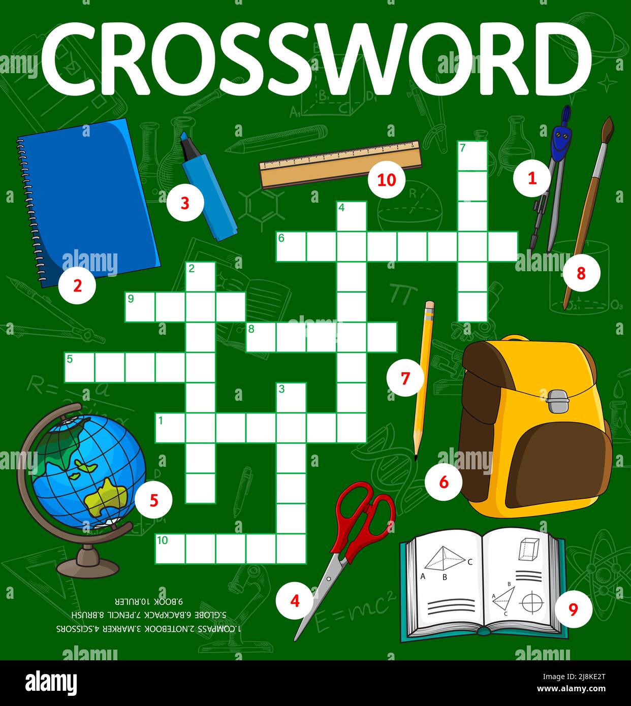 stationery items crossword