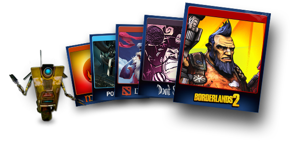 steam collector cards