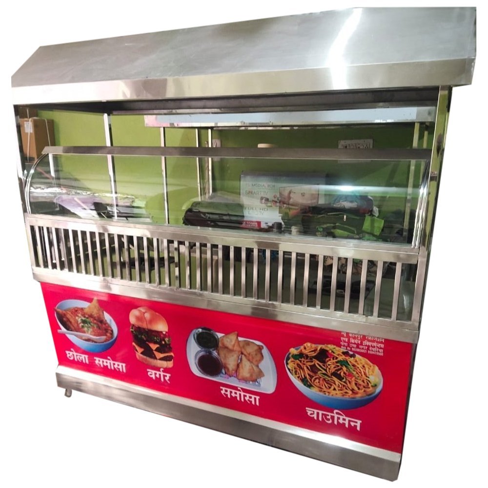 steel fast food counter