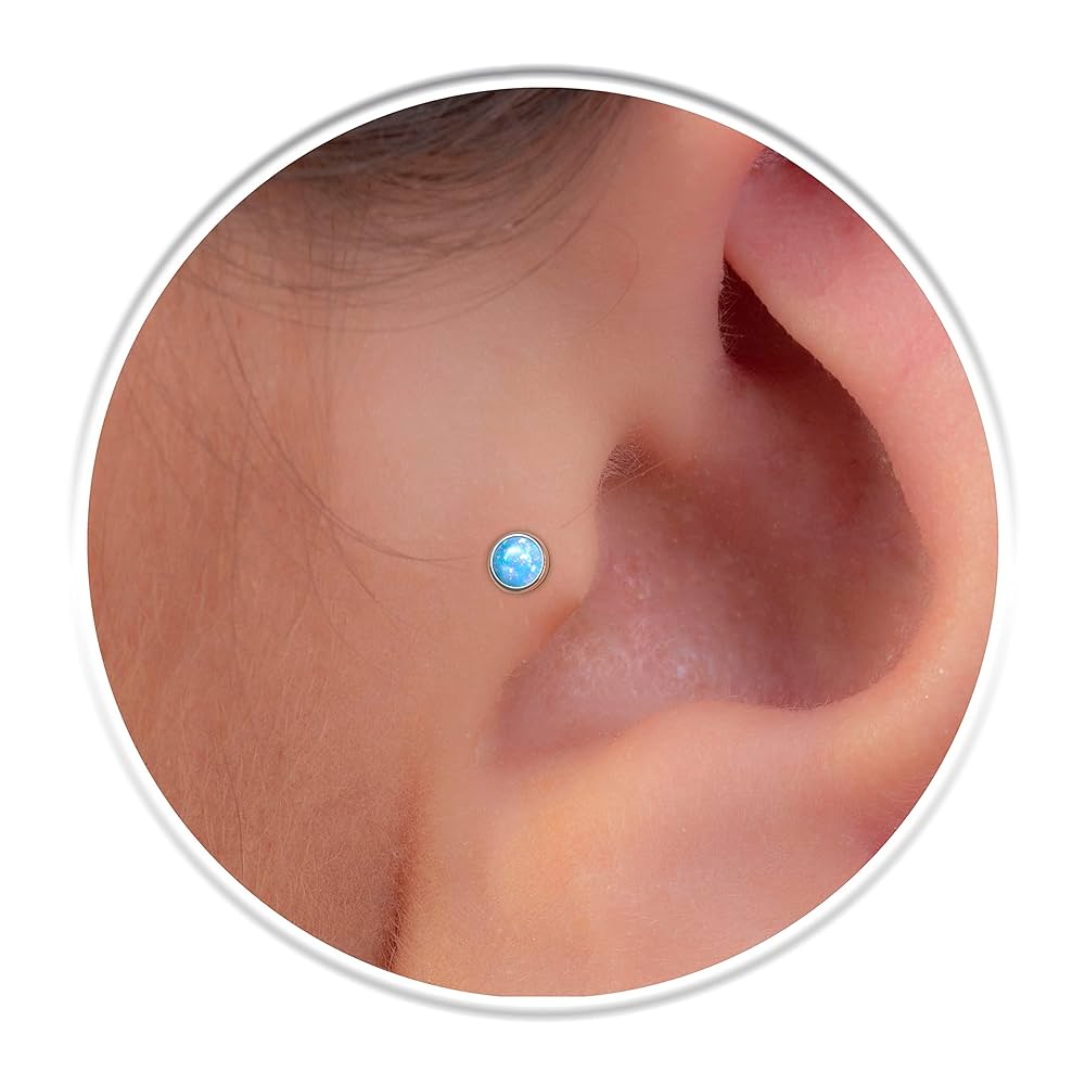 sterling silver tragus stud