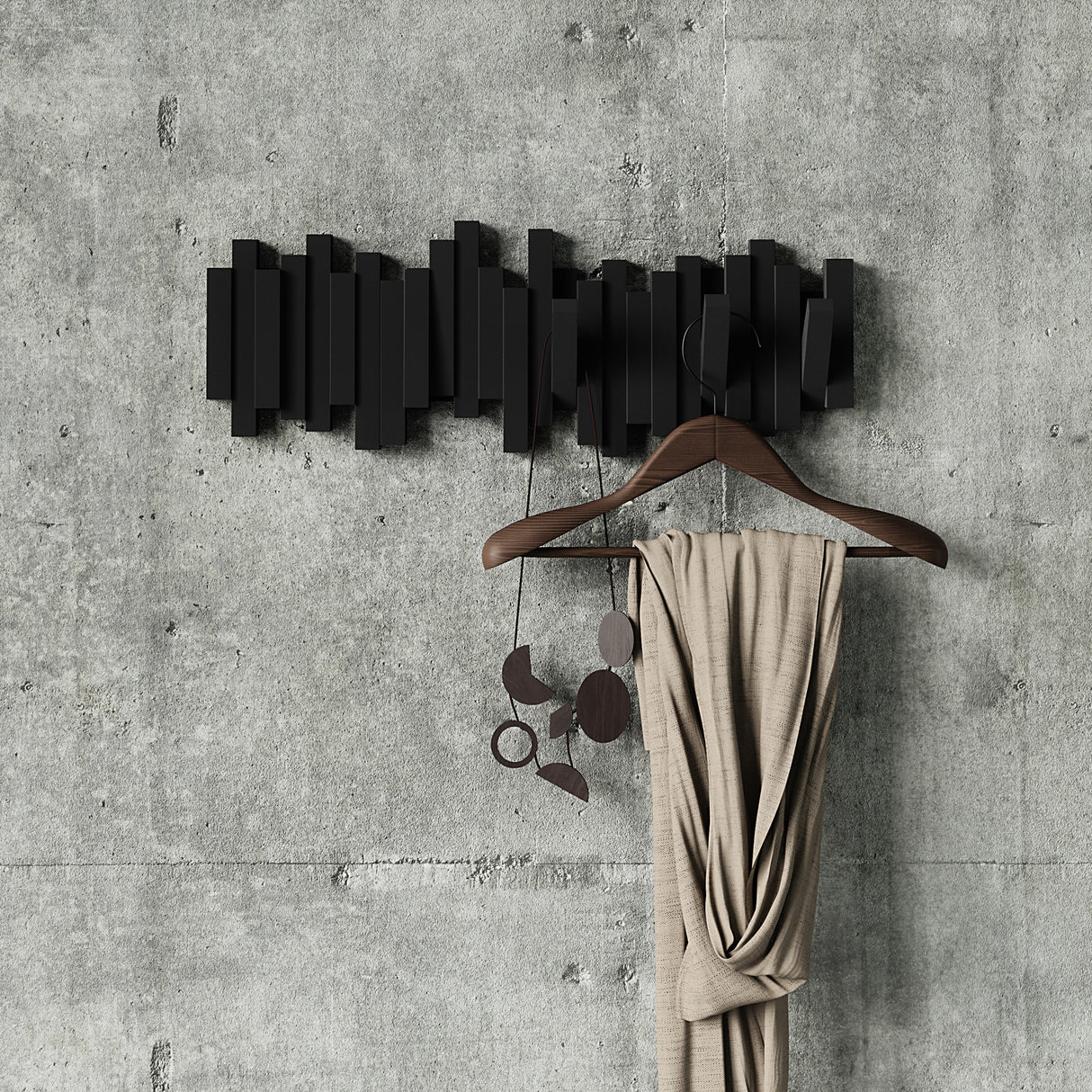 sticks wall hooks