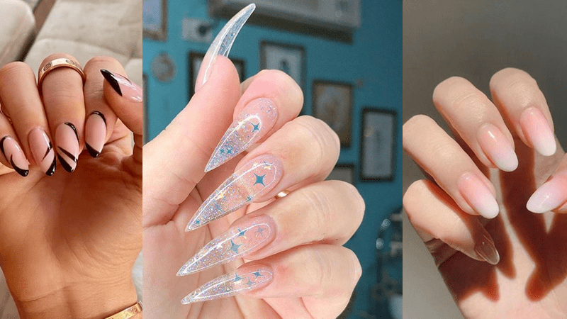 stiletto nails on fat fingers