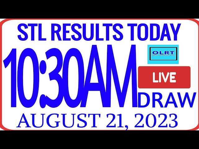 stl result august 21 2023