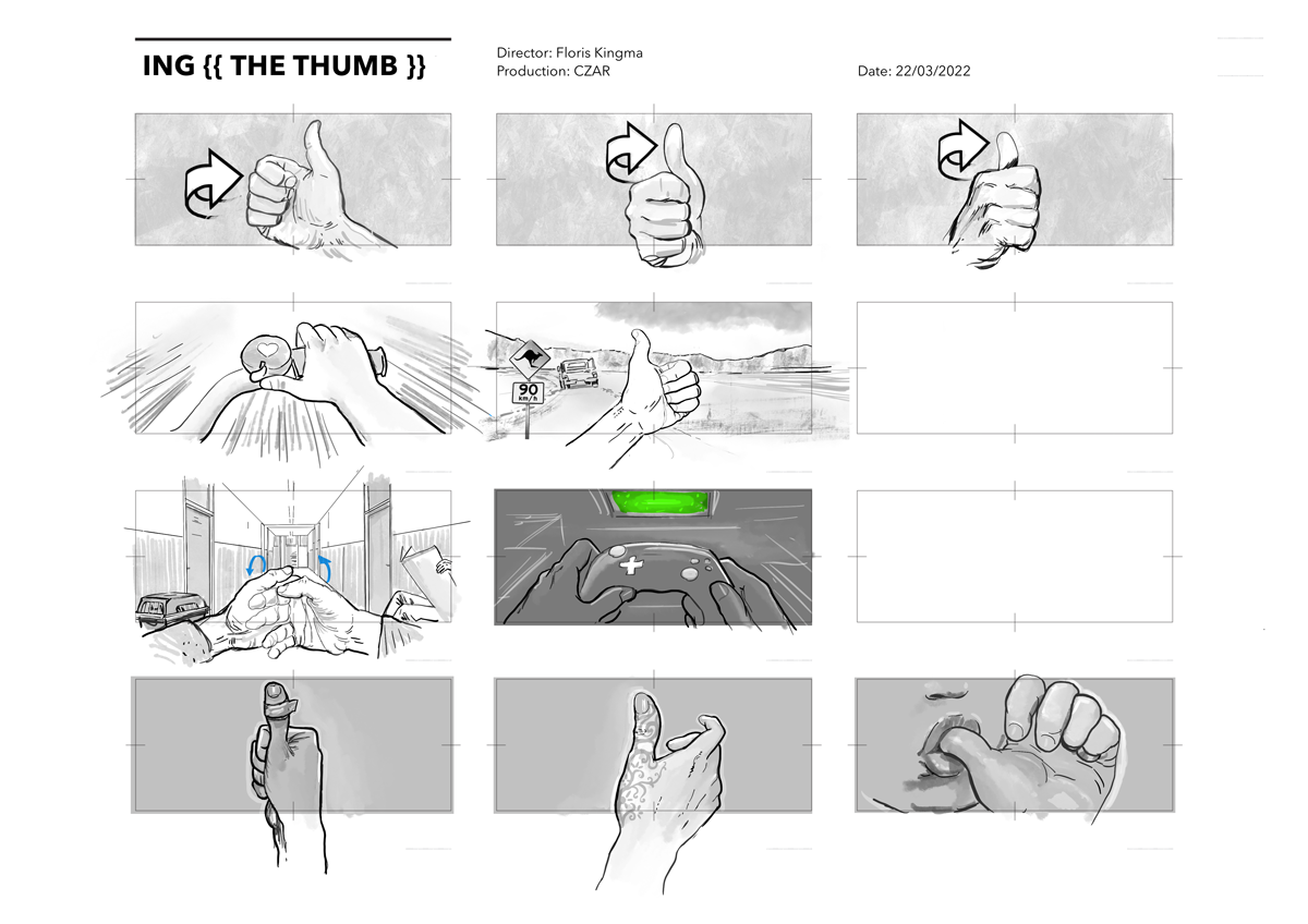 storyboard drawer