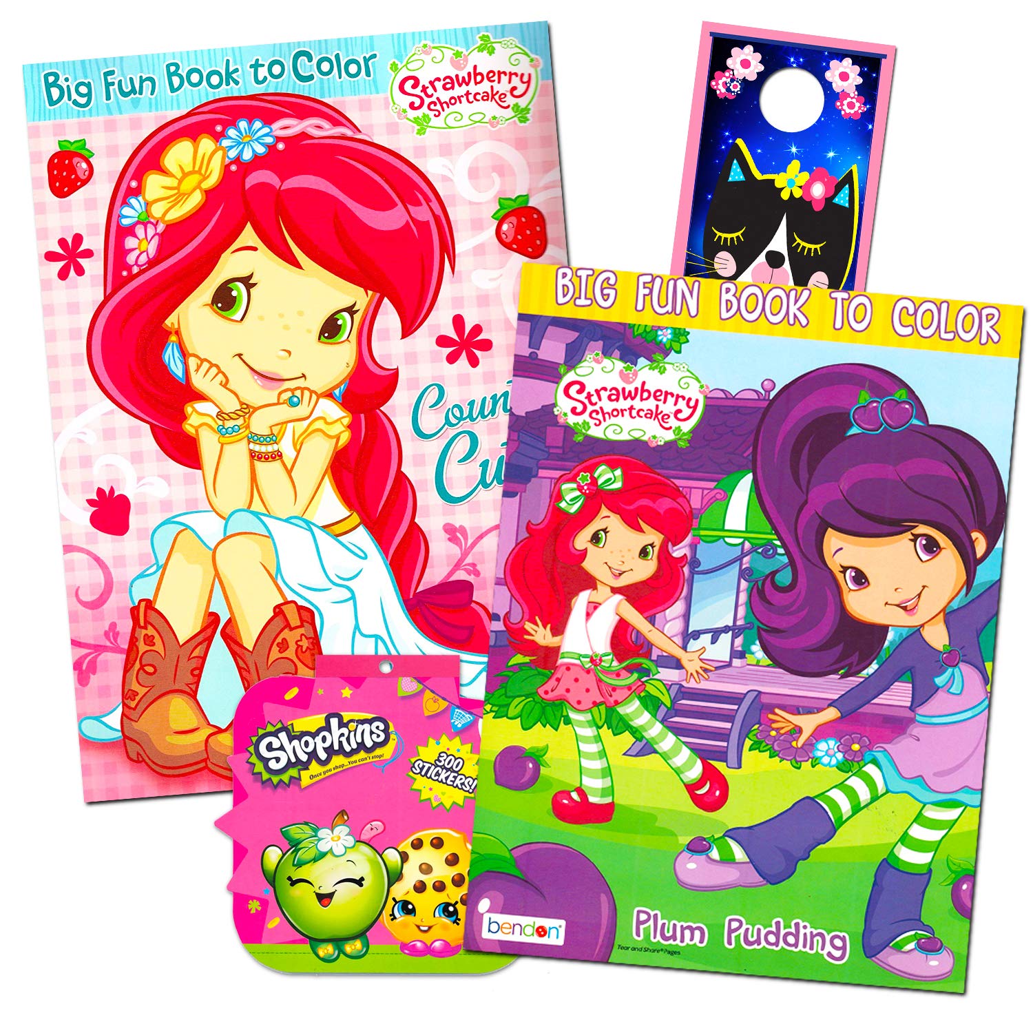 strawberry shortcake coloring book