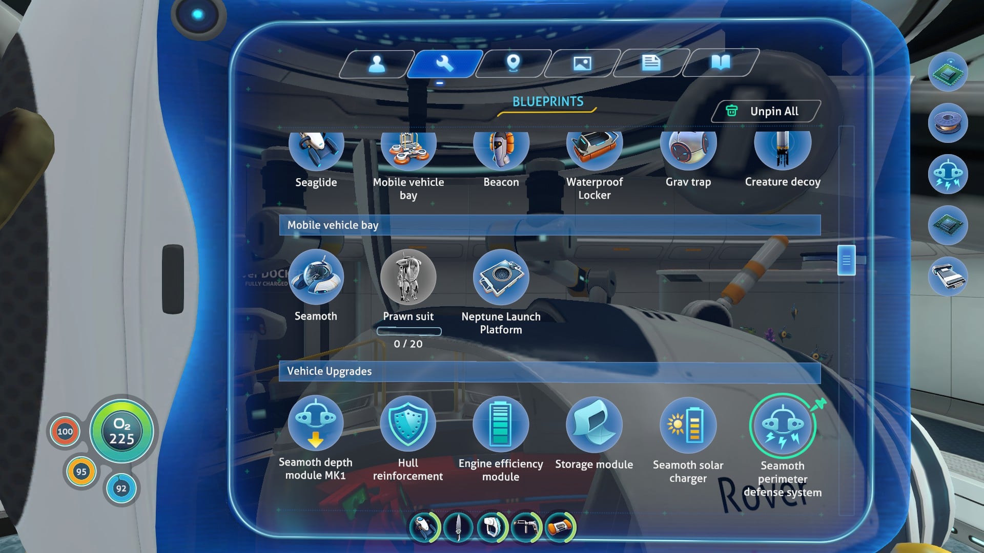 subnautica blueprints