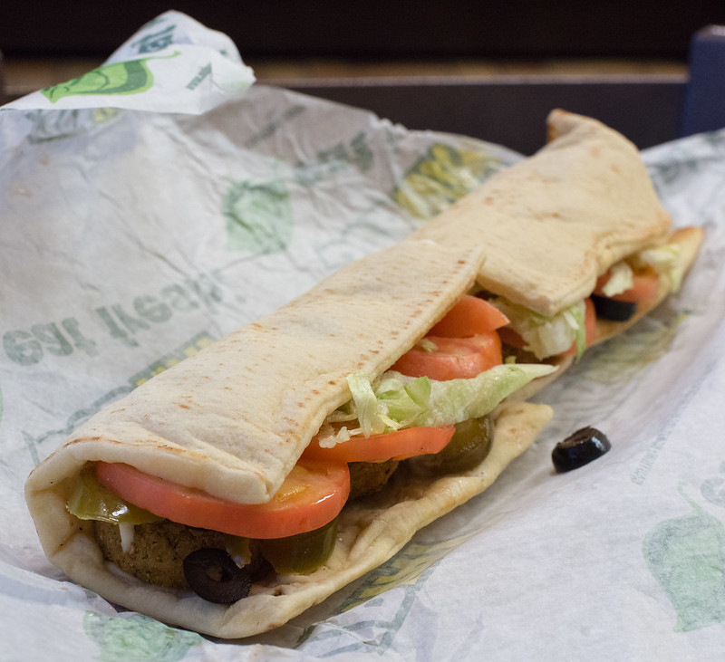 subway flatbread nutrition