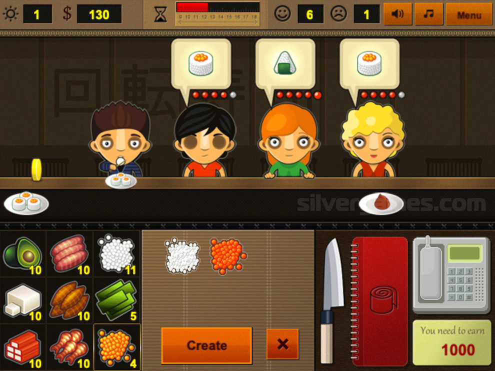 sushi master game online