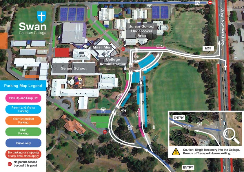 swan christian college fees