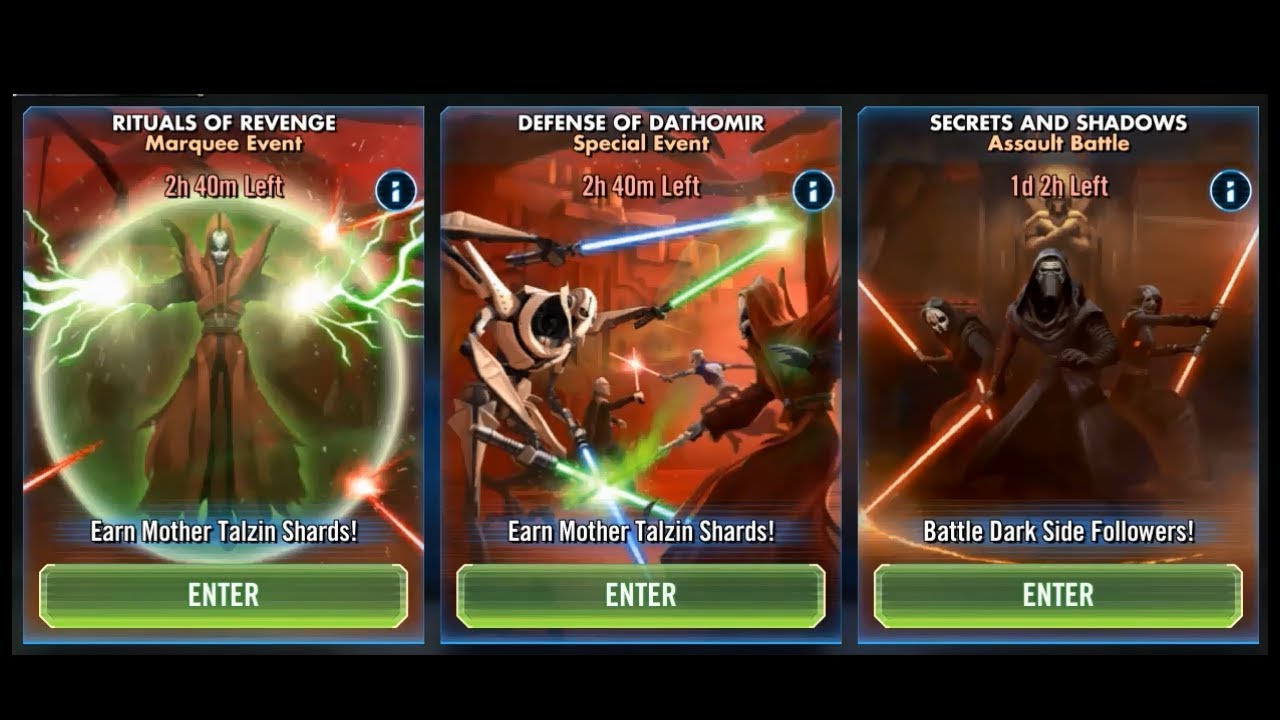 swgoh events