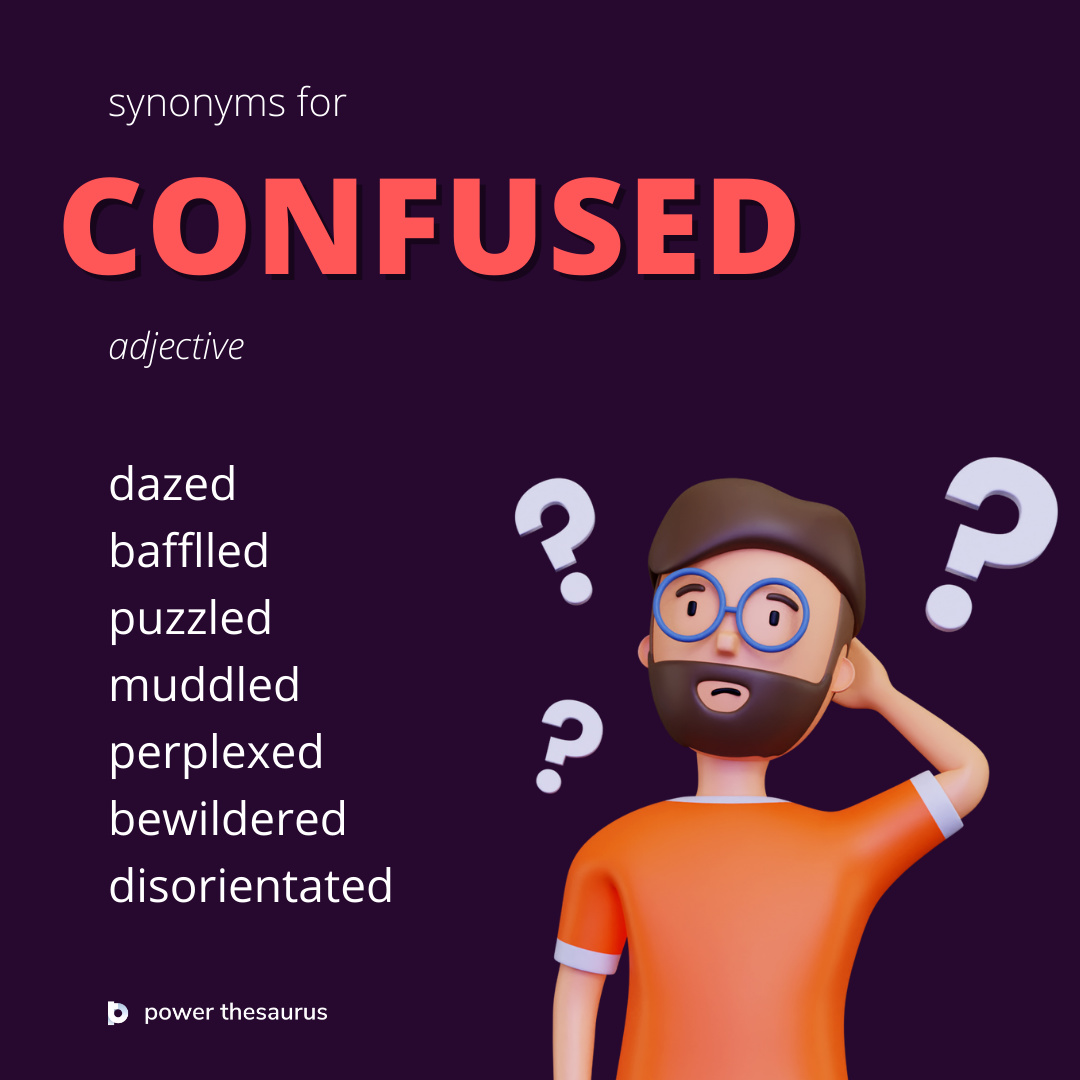 synonym confused