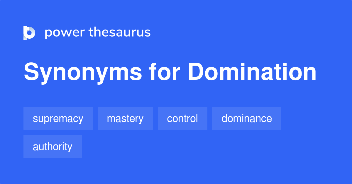 synonym for domination